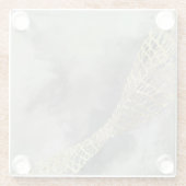 Cloud Matrix Glazen Onderzetter (Achterkant)