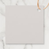 Cloud minimalistisch Baby shower Bedankjes Labels (Achterkant)