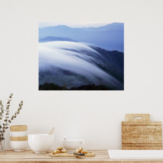 Cloud Mist Darjeeling India Poster (Keuken)