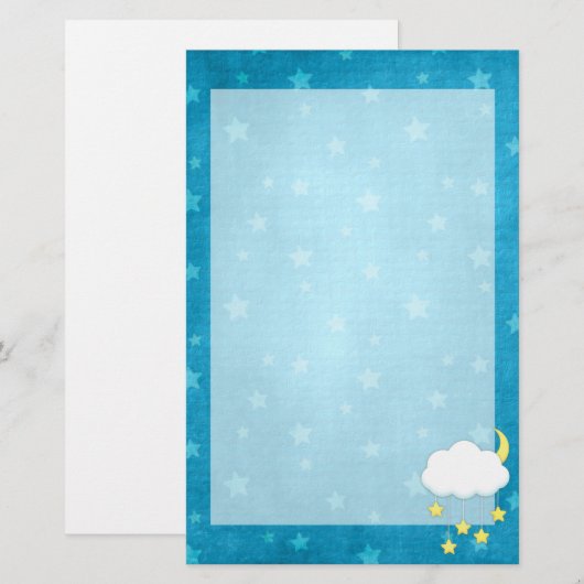 Cloud Mobile Briefpapier (Voorkant / Achterkant)