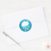 Cloud Mobile Ronde Sticker (Envelop)