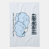 Cloud Mocks Human Shapes Funny Cartoon Theedoek (Verticaal)