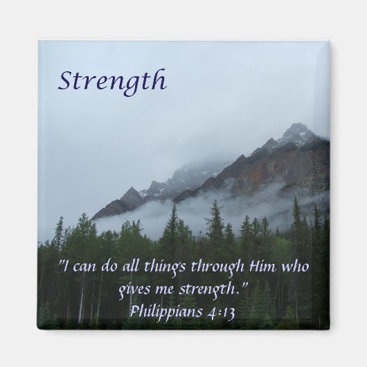 Cloud Mountain - Sterkte Magneet (Voorkant)