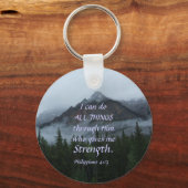 Cloud Mountain - Sterkte Sleutelhanger (Voorkant)