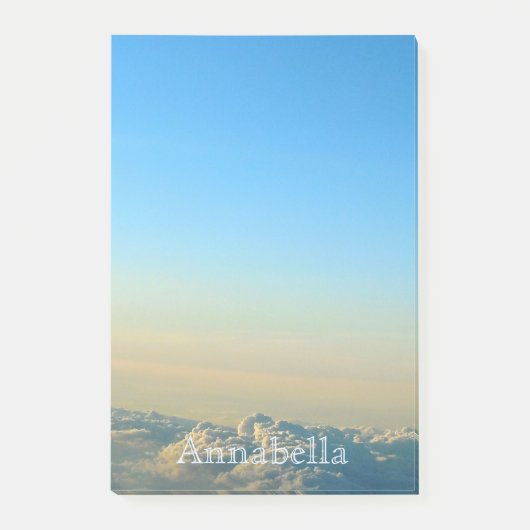 Cloud Mountains 4x6 Post-It Notes (Voorkant)