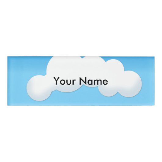 Cloud Naambadge (Voorkant)