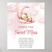 Cloud negen teddybeer Guess The Sweet Mess spel Poster (Voorkant)