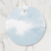 Cloud negen vrijgezellenfeest gunst cadeau bedankjes labels (Achterkant)