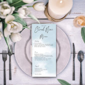 Cloud negen vrijgezellenfeest sjabloon menu