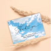 Cloud Nine 9 Elegant Vrijgezellenfeest Dank je kaa Kaart