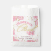 Cloud Nine 9 Glow Pink Gold Glitter Vrijgezellenfe Bedankzakje (Voorkant)
