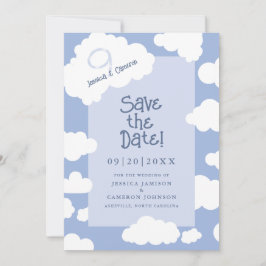 Cloud Nine 9 Schattigee Plezier Whimsical Unieke B Save The Date