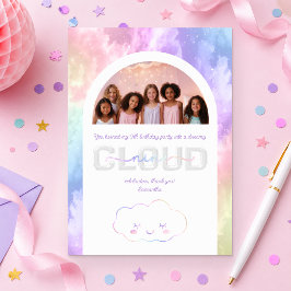 Cloud Nine 9e Verjaardag Dankjewelkaart – Zacht Pa Bedankkaart