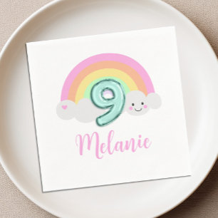 Cloud Nine 9e Verjaardag Servet