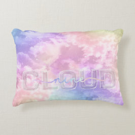 Cloud Nine 9th Birthday Accent Pillow - Pastel Sky Kussen