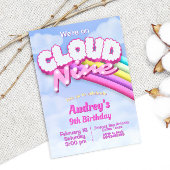 Cloud Nine - 9th Birthday Invitation Kaart