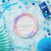 Cloud Nine 9th Birthday Paper Borden – Pastel Sky Papieren Bordje (Feest)