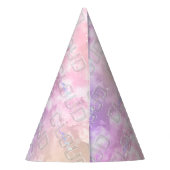 Cloud Nine 9th Birthday Party Pet - Waterverf Pas Feesthoedjes (Achterkant)