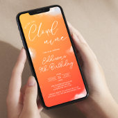 Cloud Nine 9th Birthday Party-uitnodiging Kaart