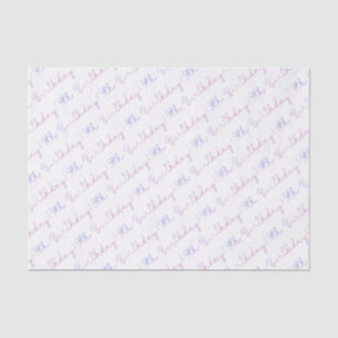 Cloud Nine 9th Birthday Tissue Papier – Kleurrijke