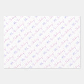 Cloud Nine 9th Birthday Wrapping Paper - Pastel SK (Voorkant 3)