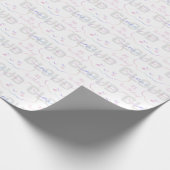 Cloud Nine 9th Birthday Wrapping Paper - Pastel SK Cadeaupapier (Hoek)