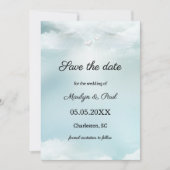 Cloud Nine Angel Wings Foto Sla de datum op Save The Date (Voorkant)