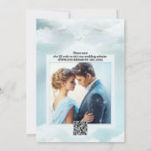 Cloud Nine Angel Wings Foto Sla de datum op Save The Date (Achterkant)