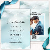 Cloud Nine Angel Wings Foto Sla de datum op Save The Date
