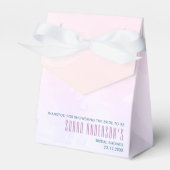 Cloud Nine Artsy Bruidsfeest Bruiloftsuitnodiging  Bedankdoosjes (Voorkant Zijde)