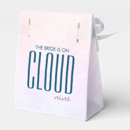 Cloud Nine Artsy Krachtige Pastel Trouw Bruiloftsf Bedankdoosjes