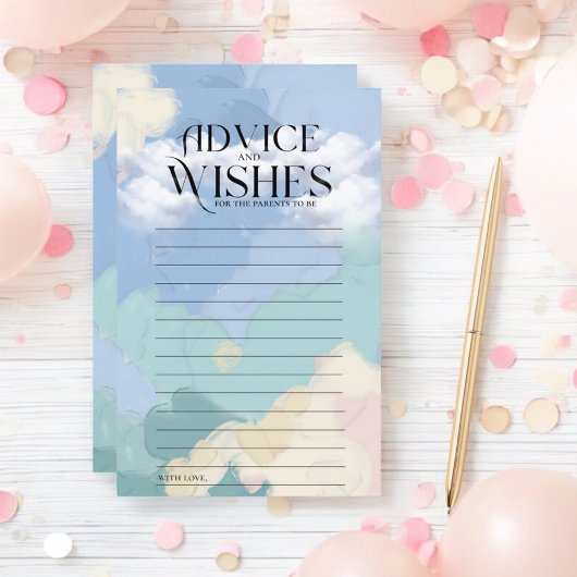 Cloud Nine Baby shower advies en wensen