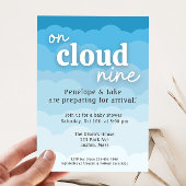 Cloud Nine Baby shower Invitation Kaart