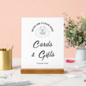 Cloud Nine Baby Shower Kaarten & Cadeaus Bord (Huwelijk)