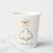Cloud Nine Baby Shower Papieren Bekers (Voorkant)