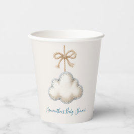 Cloud Nine Baby Shower Papieren Bekers