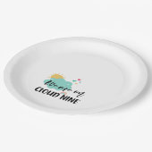 Cloud Nine Baby Shower Papieren Bordje (Gekanteld)