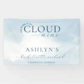 Cloud Nine Bachelorette Weekend Banner (Horizontaal)