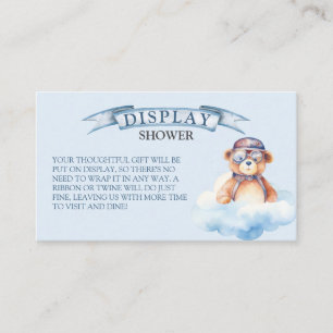 Cloud Nine  Beer Display Baby shower Informatiekaartje