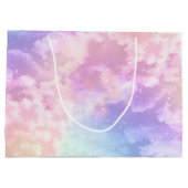Cloud Nine Birthday Gift Bag – Grote Pastel Sky Wa Groot Cadeauzakje (Achterkant)