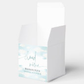 Cloud Nine Blauw Wit Vrijgezellenfeest dromerige g Bedankdoosjes (Geopend)