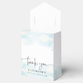 Cloud Nine Blue White Vrijgezellenfeest dank u Bedankdoosjes (Geopend)