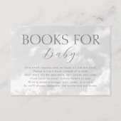 Cloud Nine Books for Baby Sky Baby Shower Informatiekaartje (Voorkant)
