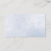 Cloud Nine Boy Baby shower Luierkrabbel Informatiekaartje (Achterkant)