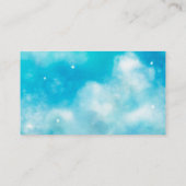 Cloud Nine Boy Luier Raffle Ticket Informatiekaartje (Achterkant)