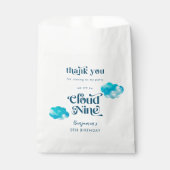 Cloud Nine Boy's 9e verjaardagsfeestje Bedankzakje (Voorkant)