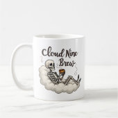 Cloud Nine Brew Skeleton Coffee Mok (Links)