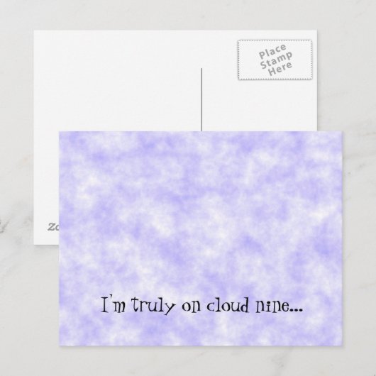 Cloud Nine Briefkaart (Voorkant / Achterkant)