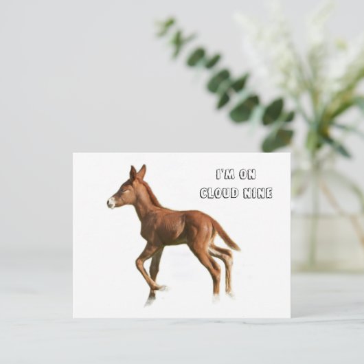 Cloud Nine Briefkaart (Staand voorkant)