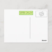 Cloud Nine Briefkaart (Achterkant)